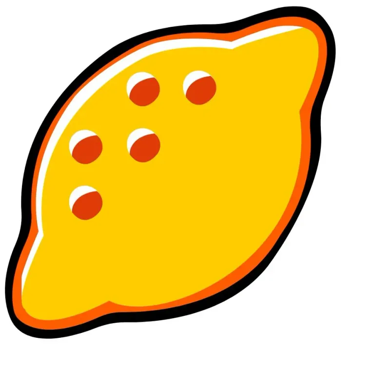 Yellow lemon icon used as a fruit slot symbol