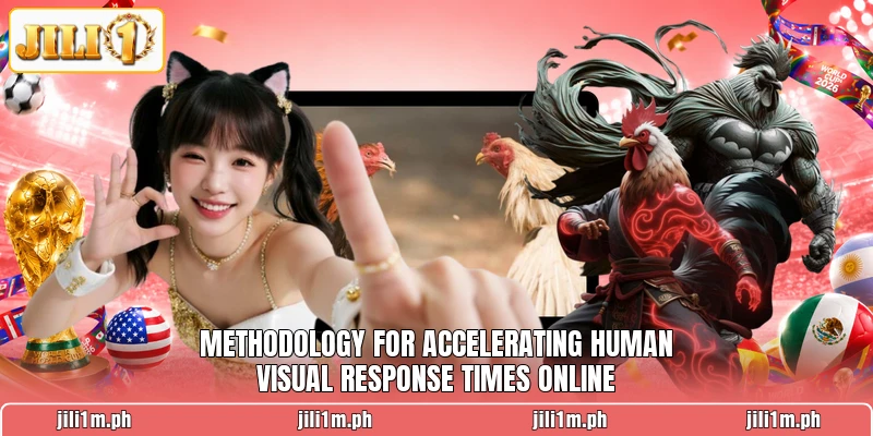 Methodology for accelerating human visual response times online