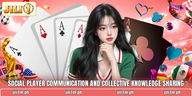 Social player communication and collective knowledge sharing